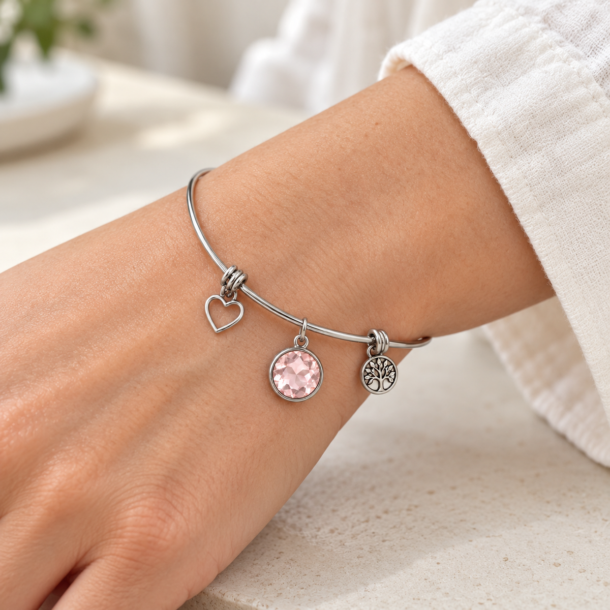 Pulseira — Outubro — sugestão de utilização
