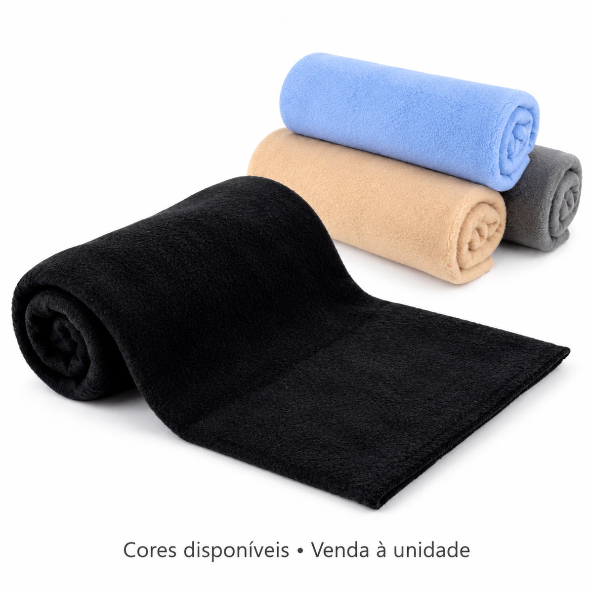 Manta lisa para animais — 120 × 120 cm — cores disponíveis