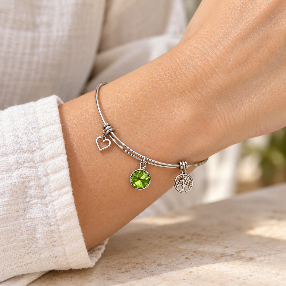 Pulseira — Agosto — sugestão de utilização