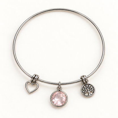 Pulseira — Outubro — detalhe sem cartão