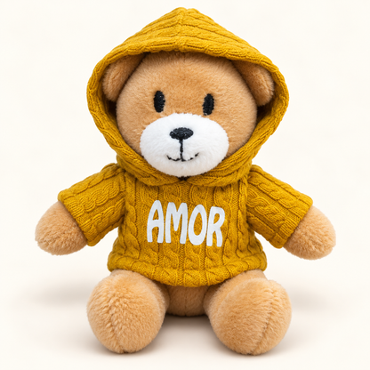 Porta-chaves Amor, camisola amarelo-mostarda — hood