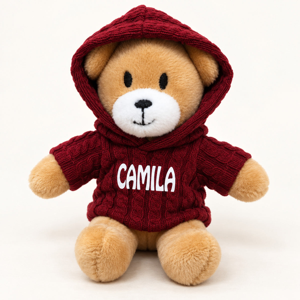 Porta-chaves Camila, camisola bordô — hood