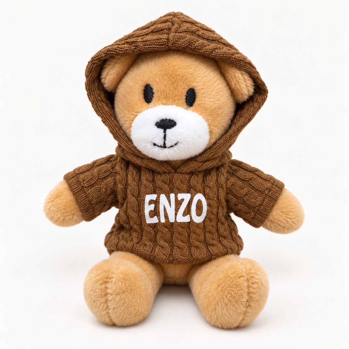 Porta-chaves Enzo, camisola castanha — hood