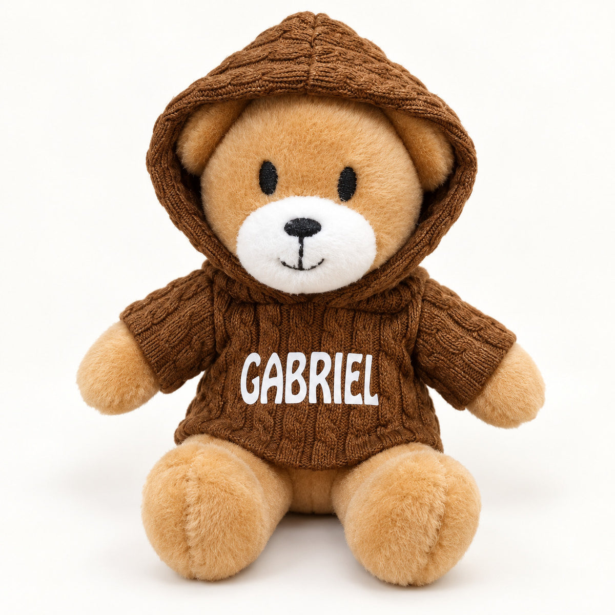 Porta-chaves Gabriel, camisola castanha — hood