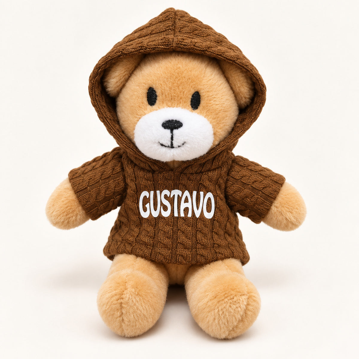 Porta-chaves Gustavo, camisola castanha — hood