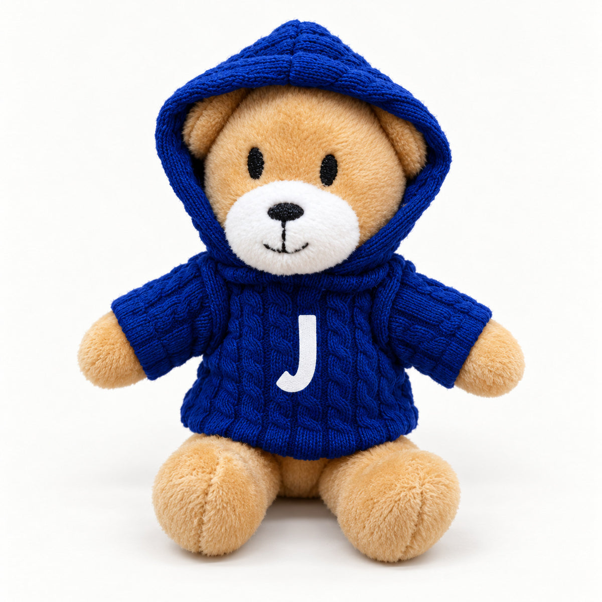 Porta-chaves J, camisola azul — hood