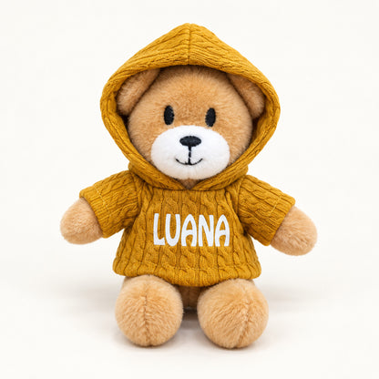 Porta-chaves Luana, camisola amarelo-mostarda — hood