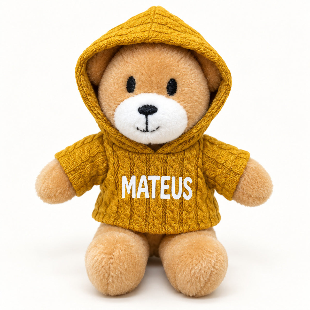 Ursinho Mateus — com capuz