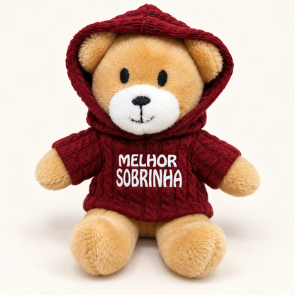 Ursinho Melhor Sobrinha — com capuz