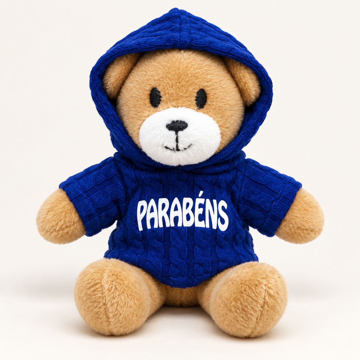 Porta-chaves Parabéns, camisola azul — hood