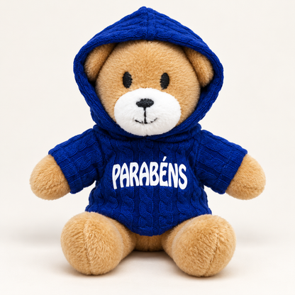 Porta-chaves Parabéns, camisola azul — hood