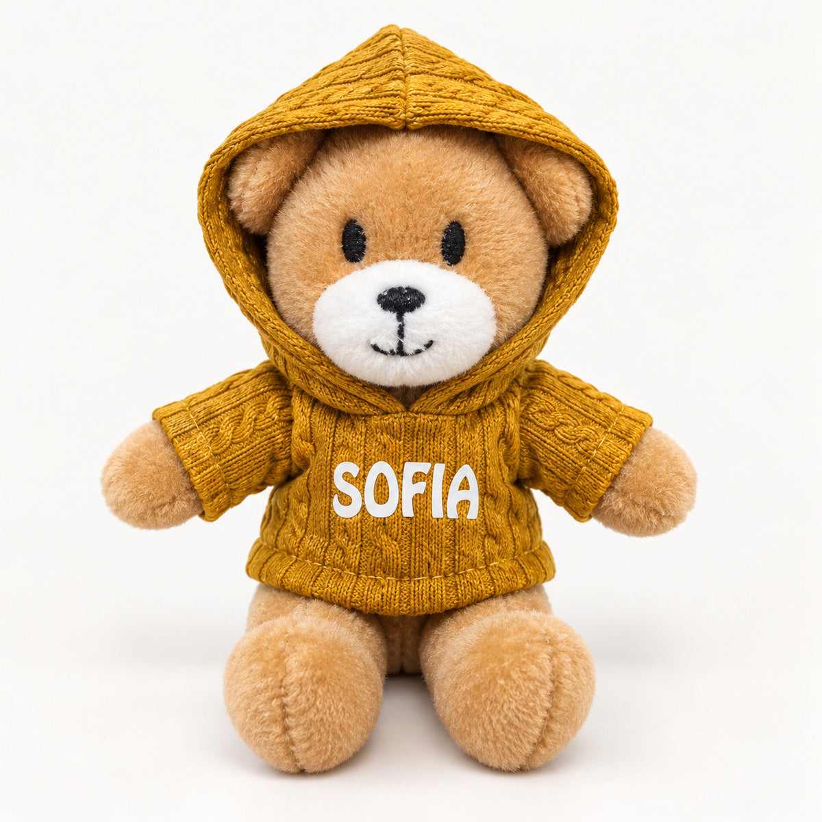 Porta-chaves Sofia, camisola amarelo-mostarda — hood
