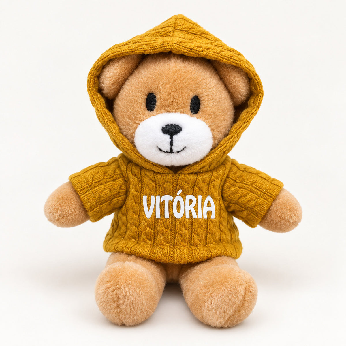 Porta-chaves Vitória, camisola amarelo-mostarda — hood